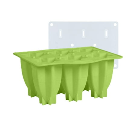 

yilyih So Delicious Ice Cream New 6-In-1 Ice Cream Mould Home-Made Popsicle Popsicle Ice Cream Mould with Lid Ice Cream Birthday Party