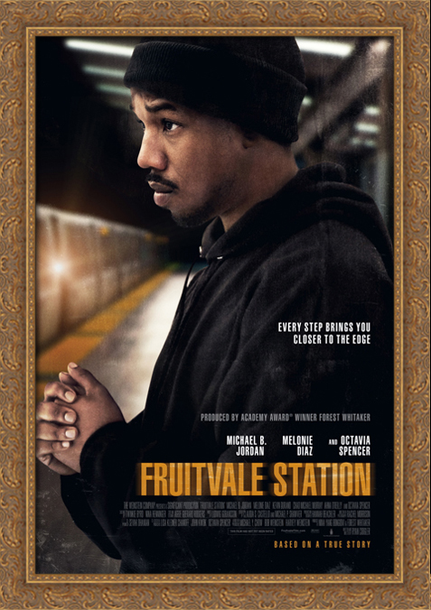 Fruitvale Station 28x40 Large Gold Ornate Wood Framed Canvas Movie Poster Art Walmart Com Walmart Com