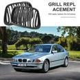 thumbnail image 6 of Front Bumper Kidney Grill Replacement Dual Slat Grilles for E39 5 Series 525 528 1995- y12838, 6 of 6