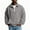 Gray, variant on gbyLJF Mens Quarter Zip Sweatshirts Solid Color Long Sleeve Turndown Collar Sweaters Loose Fit Autumn Casual Pullover Tops
