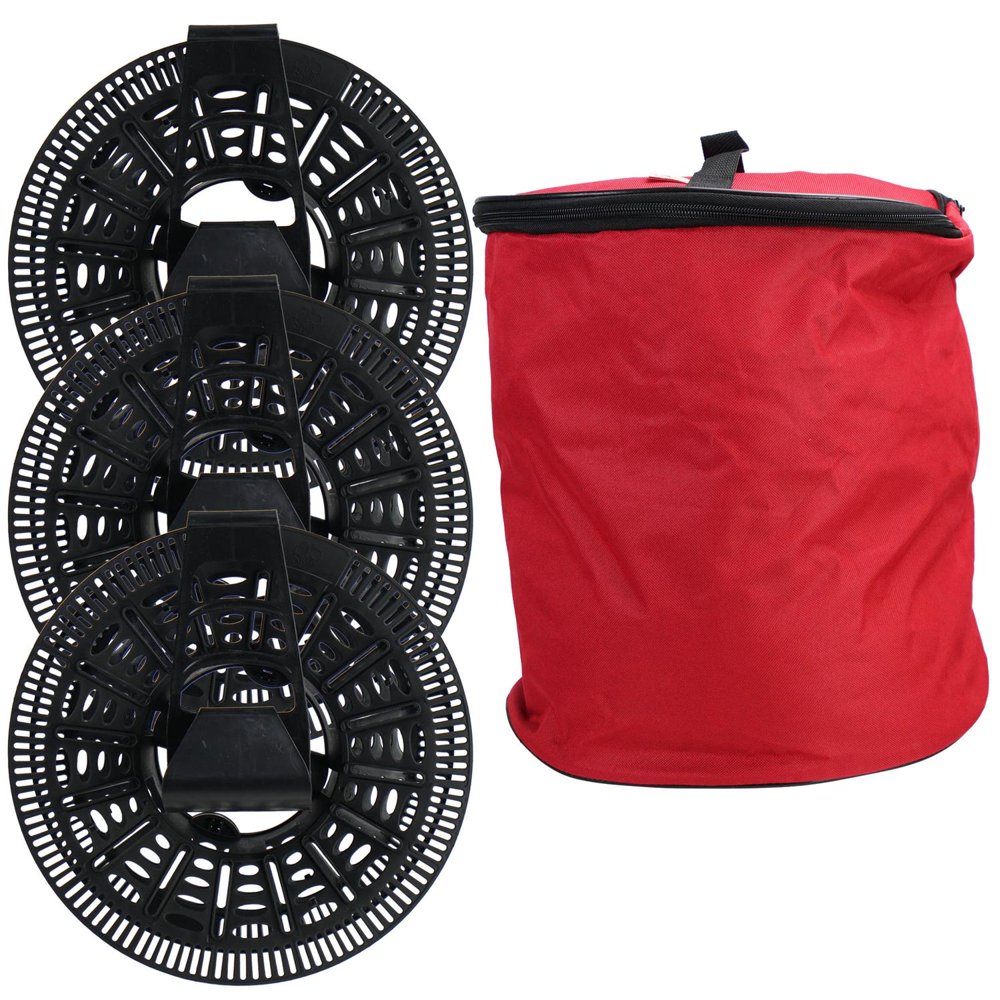 Install n' Store Christmas Light Storage Reel 3 Spools, Bag and Versa