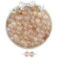 thumbnail image 1 of Cuentas de vidrio con forma de hielo a través de tinta que florecen con cuentas de oro, cuentas de vidrio hechas a mano, collar, pulsera, cadena, joyería, cuentas sueltas, accesorios, 1 of 5