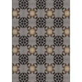 thumbnail image 1 of Ahgly Company Machine Washable Indoor Rectangle Transitional Mocha Brown Area Rugs, 7' x 10', 1 of 7