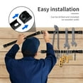 thumbnail image 4 of 3 Pack 24" Upgraded Magnetic Tool Holder Strip, Wall Mount Magnetic Strips Heavy Duty, Magnetic Tool Organizer Pry Bar Holder for Garage Workshop Kitchen, Mounting Screws Included, 4 of 7