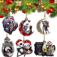 thumbnail image 1 of The Nightmare Becompatible withe Noël Jack & sally On Tombstone Pendentif Arbre de Noël Style 4 Style 4, 1 of 2
