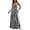 A-Black1133, variant on Wxolcjlv Women Stripe Print Maxi Dress Halter Deep V Neck Casual Beach Vacation Summer Long Dress