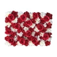 thumbnail image 3 of Rongfmy Flower Wall Panel Artificial Display Floral Panel for Reception Home Outdoor Red, 3 of 9