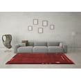 thumbnail image 3 of Ahgly Company Indoor Square Abstract Red Modern Area Rugs, 7' Square, 3 of 4