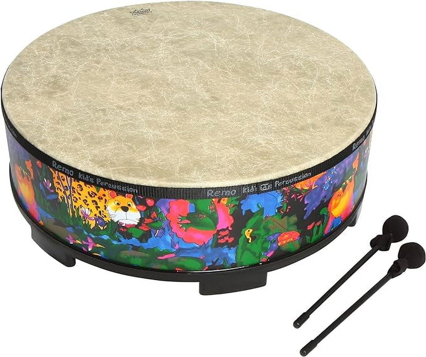 Remo Kids Percussion Gathering Drum with Sticks, 8