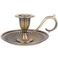 thumbnail image 1 of Retro Metal Taper Candle Holder Vintage Candlestick Holder Table Candle Holder, 1 of 9