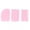 Pink, variant on YAHHU 3-Piece Plastic Cake Cream Scraper Set, Dough Pastry Cutter and Icing Smoother for DIY Kitchen Baking, Green (4.7 in / 12 cm)