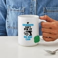 thumbnail image 4 of CafePress - If Grandpa Can't Fix It No One Can Mugs - 15 oz Ceramic Large White Novelty Mug, 4 of 6
