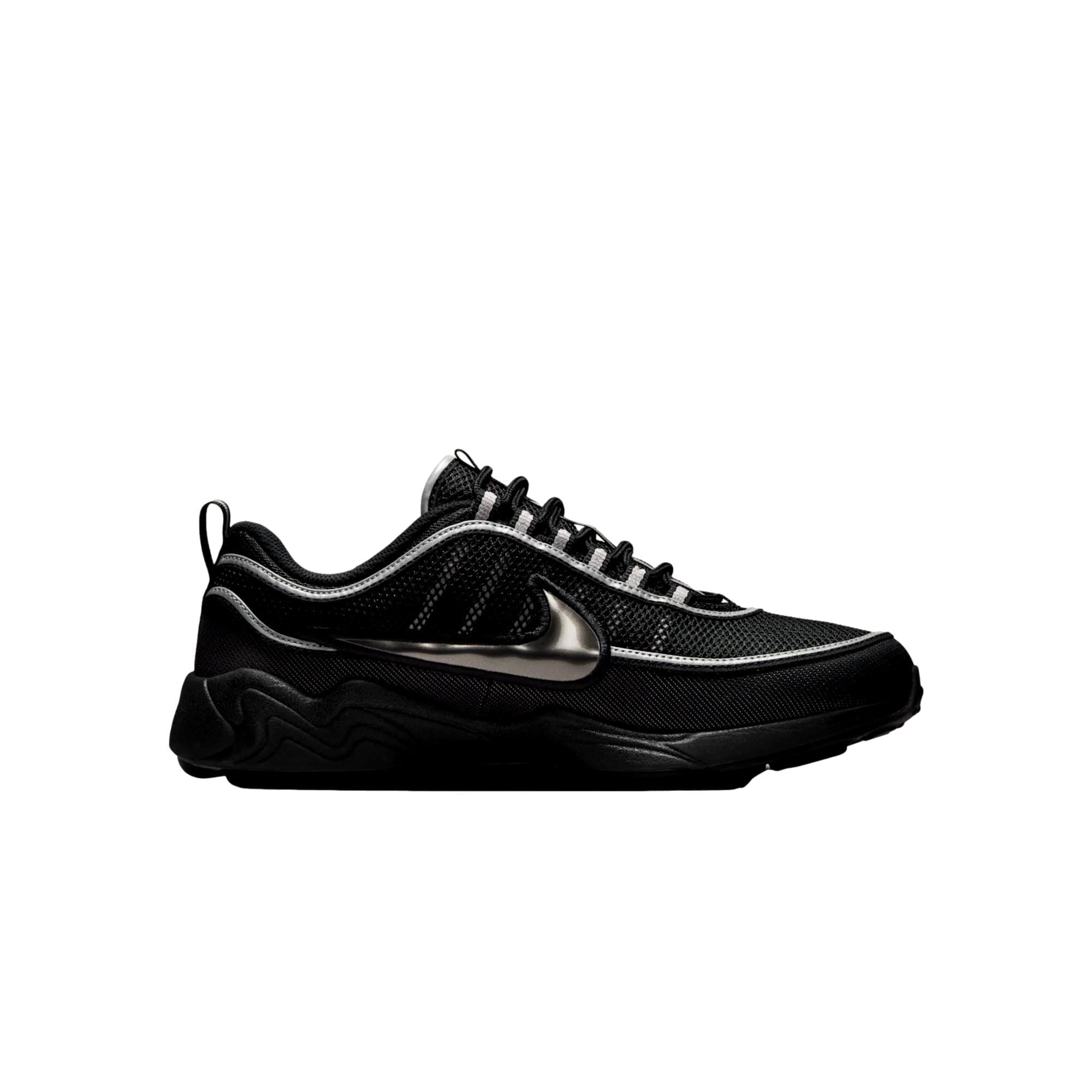 Nike Air Zoom Spiridon SP Black/Black/Metallic Silver-Red