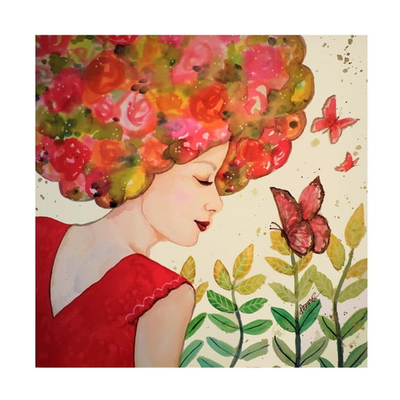 Sylvie Demers 'Pour Toi' Canvas Art