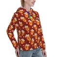 thumbnail image 6 of Lsque Heart Christmas Hot Cocoa Pattern Casual Women's Hoodie,Hooded Sweatshirt with Kangaroo Pocket,Pullover Hoodie with Eye-catching Drawstrings-X-Large, 6 of 7