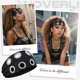 thumbnail image 3 of Diadema Noverlife para mujer con ojales huecos, elástica, negra, 3 of 9