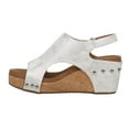 thumbnail image 3 of Corkys Womens Carley Studded Slingback Wedge  Casual Shoes, 3 of 5