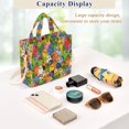thumbnail image 5 of FORMRS Womens Corduroy Tote Bag Crossbody Shoulder Purse Handbag with Detachable Strap, Cartoon Birds Pattern, 5 of 7