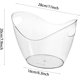 thumbnail image 2 of Cubeta para hielo Cubeta para vino Cubeta para champán 4 litros acrílico transparente para fiestas barras y restaurantes, 2 of 7