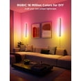 thumbnail image 2 of Lámpara de pared Govee Smart RGBIC, funciona con Matter y Alexa, paquete de 1, 2 of 9