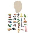 thumbnail image 1 of Puzle Montessori TOYANDONA Picasso Art, 26 piezas de madera, 1 of 9
