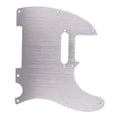 thumbnail image 3 of 2x Black/Silver 8 Hole Tele Guitar Pickguard Metal Pick Guard for Standard Pickguard Replacement, 3 of 5