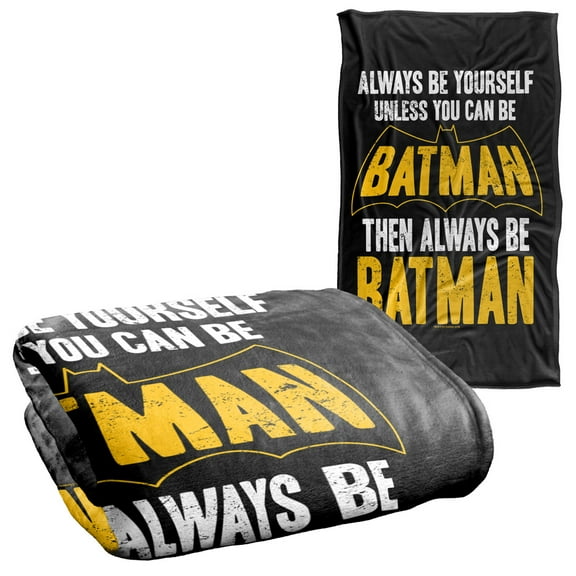 Batman Be Batman Silky Touch Super Soft Throw Blanket 36" x 58"