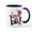 White/Navy Inside, variant on CafePress - Love Bug Mug - 11 oz Ceramic Mug - Novelty Coffee Tea Cup