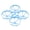 Blue, variant on IFRINID Compatible with BETAFPV Meteor75 Pro Drone Frame, Plastic FPV Quadcopter Replacement Frame for Brushless Drone Parts