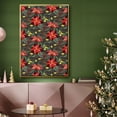 thumbnail image 6 of Bright Christmas Night Collection E - Framed Gallery Wrapped Holiday Canvas - 17 x 25 - Gold Frame, 6 of 8