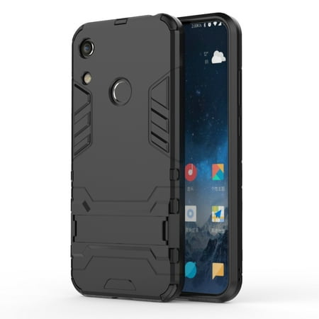 Shockproof PC + TPU Case for Huawei Honor 8A, with Holder