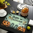 thumbnail image 7 of Placemats Happy Halloween Horror Pumpkin Ghost Placemats Set of 4 Autumn Halloween Place Mats Durable No Slip Outdoor Indoor Table Mats for Party Kitchen Dining Decoration, 7 of 7