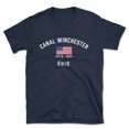 thumbnail image 1 of Canal Winchester Ohio Patriot Men's Cotton T-Shirt, 1 of 1