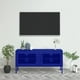 thumbnail image 2 of Mueble para TV VidaXL, estilo industrial, construcción de acero azul marino, 2 of 5