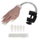 thumbnail image 5 of Practique Nail Art Training Hand, Nail Art Practice Hand Puntas de uñas postizas Maniquí de práctica de manicura de alta capacidad, 5 of 5
