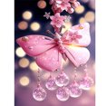 thumbnail image 1 of Pintura de diamante 5D DIY Full Round Drill Butterfly Wind Chimes Decor (sz3545) Hugtrwg Para estrenar, 1 of 9