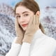 thumbnail image 5 of Guantes de invierno para mujer para clima frío, guantes térmicos con puños para conducir, 5 of 5