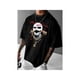thumbnail image 1 of Men's Fashion Y2K Big Head Pattern Print Casual Loose Short Sleeve T-shirt, 1 of 7
