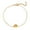 Gold D, variant on Letter Alphabet Bracelet for Women Stainless Steel Bubble Initial Letter Chain Dainty Charm Initial First Name Jewelry H