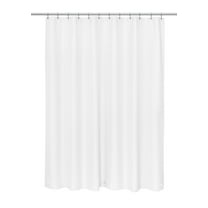 Hotel Collection White Solid Print Metal Shower Liner, 72" x 72" Waterproof
