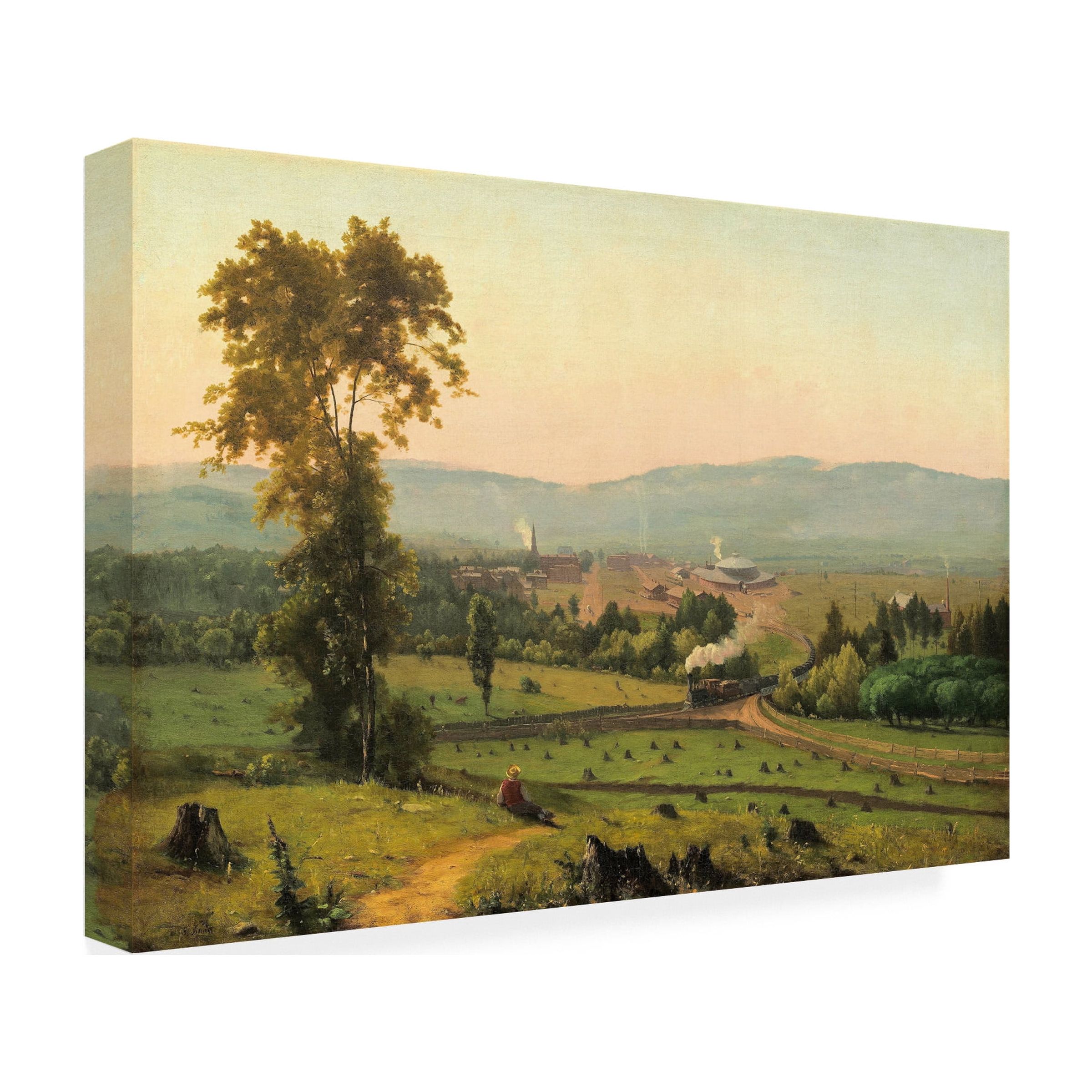 George Inness 'The Lackawanna Valley' Canvas Art