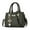Green, variant on Purses and Handbags for Women Tote Shoulder Bag Satchel Black Purse PU Leather Top Handle for ladies