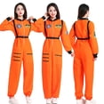 thumbnail image 4 of FASHOFT Adult Astronaut Space Suit Halloween Costumes Uniform Cosplay Outfit Sci Fi Theme Stage Performance Party Fancy Dress Up Halloween Costume L, 4 of 7