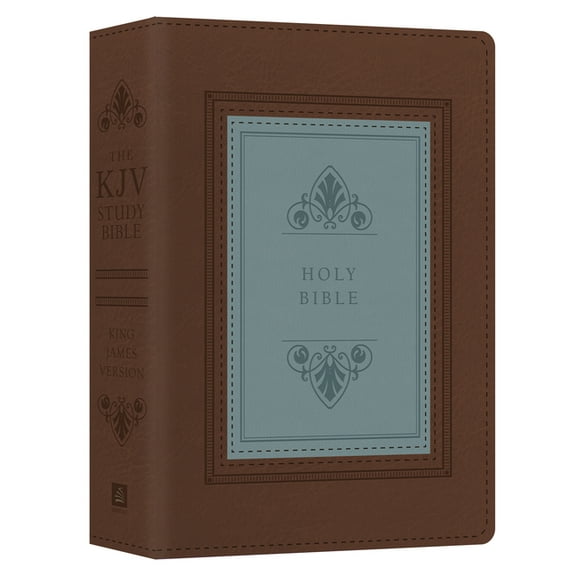 KJV Study Bible The KJV Study Bible - Large Print - Indexed [teal Inlay], (Hardcover)
