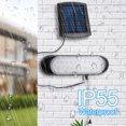 thumbnail image 3 of Lámpara solar para jardín con 20 LED, resistente al agua IP55 y panel separable - Iluminación automática nocturna con carga diurna, 3 of 7