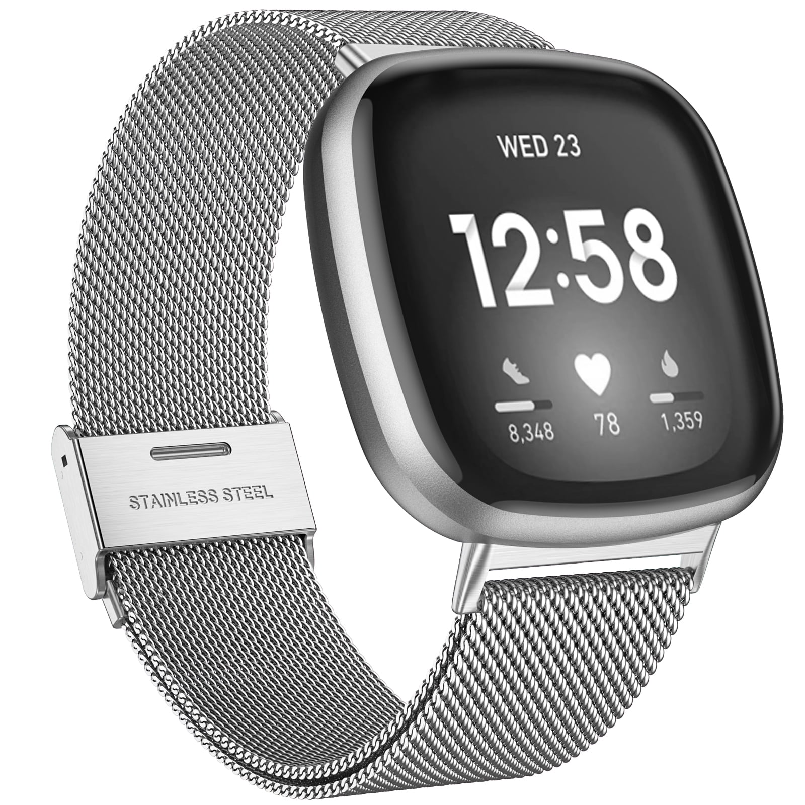 Hunnae Compatible with Fitbit Versa 3/Versa 4/Sense/Sense 2 Band for