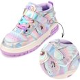 thumbnail image 4 of Girls hook and loop fastener sneakers breathable anti-slip running and walking shoes suitable for outdoor play, 4 of 7