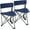 Blue, variant on 2 Pack Tripod Camping Chairs Folding Lightweight, Portable 3 Legged Tripod Stool Seat with Backrest, Small Golf Chair Compact for Adults Fishing Hunting, Black