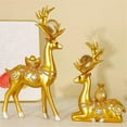 thumbnail image 2 of Deer Creative Ornaments For Home Decor, Luxury Light Luxury Design With Auspicious Meaning, Thoughtful Housewarming Gift And Positive Energy Addition, 2 of 5