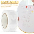 thumbnail image 4 of Star Stickers Roll 1", 500 Pcs Self-Adhesive Reward Stickers for Classroom Supplies, White, 4 of 6